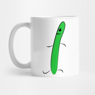 Running cucumber Mug